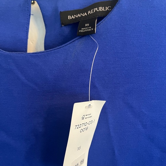 Banana Republic Long Sleeve Ruffle Hem Dress - Picture 3 of 3